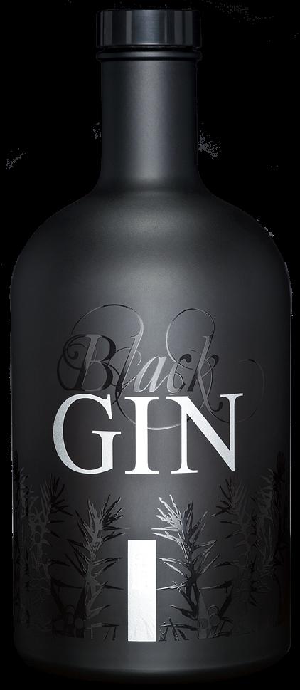 Gansloser Black Gin 45,0% Aufsehenerregender Gin der Gansloser Destillerie aus Bad Ditzenbach. Gin Produktion nur dreimal im Jahr, Black Gin wird jährlich im April hergestellt und gefüllt.