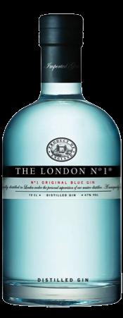 London No. 1 Original Blue Gin 47,0% Aus dem Hause Gonzalez Byass UK. Wird direkt in London hergestellt. Gardenienextrakt erzeugt aquamarinblaue Farbe.