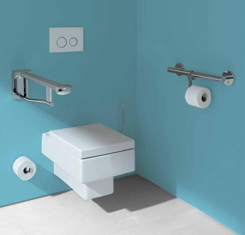 PLAN 32 33 Im WC-Bereich zeigt sich besonders deutlich, dass Design und Barrierefreiheit bei