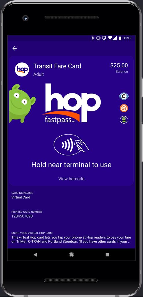 moovel bringt die erste virtuelle Transit Fare Card für Android Pay in Kooperation mit Google, TriMet und INIT in den USA auf den Markt Fahrgäste können ihren mobilen oder physischen Hop Fastpass