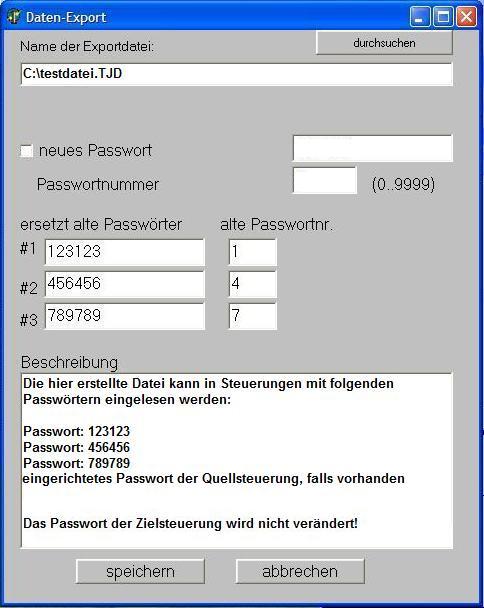 Seite 47/62 5. Anhang - trijekt Software starten - Passwort eingeben, falls eingerichtet (siehe Punkt 1.