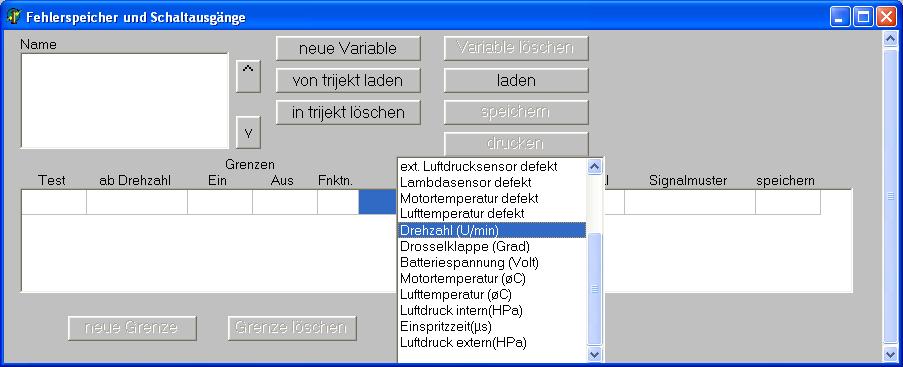 Seite 58/62 5. Anhang Um einen Ausgang, oder einen Fehler zu definieren, muss Win trijekt mit dem trijekt Steuergerät verbu