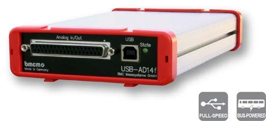 USB-Messsystem Messen. Steuern. Regeln. Supergünstig. Signale erfassen und ausgeben mit dem USB-AD14f.