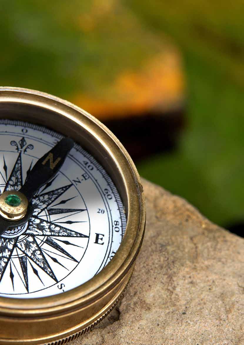 Mit einer guten Ausrüstung und einem verlässlichen Kompass lässt sich jede Strecke bewältigen und jedes Ziel erreichen, egal wie kompliziert der Weg und wie herausfordernd das Ziel ist.
