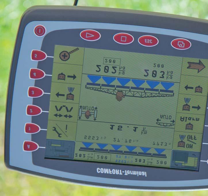 AGT Elektronik ISOBUS Synergien nutzen Effizienz steigern Innovative RAUCH-ISOBUS-Technologie für AGT ermöglicht die vertraute Bedienung mit bereits vorhandenen ISOBUS-Bedien - terminals