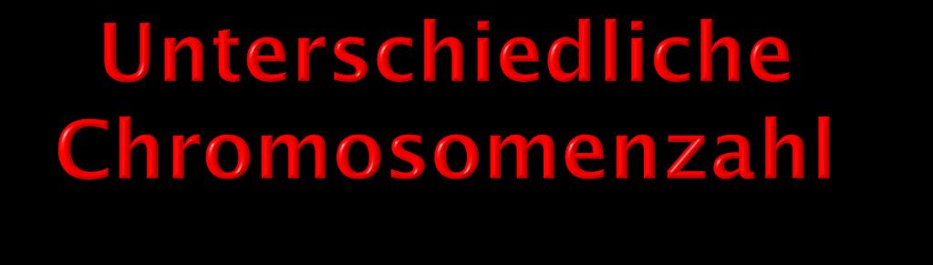 Freie Trisomie Zusätzliches Chromosom Nur bei einigen möglich (21 = Down-Syndrom, 18, 13; sonst letal) Geschlechtschromosomen Ullrich-Turner-Syndrom (45,X): unterentwickelte weibliche