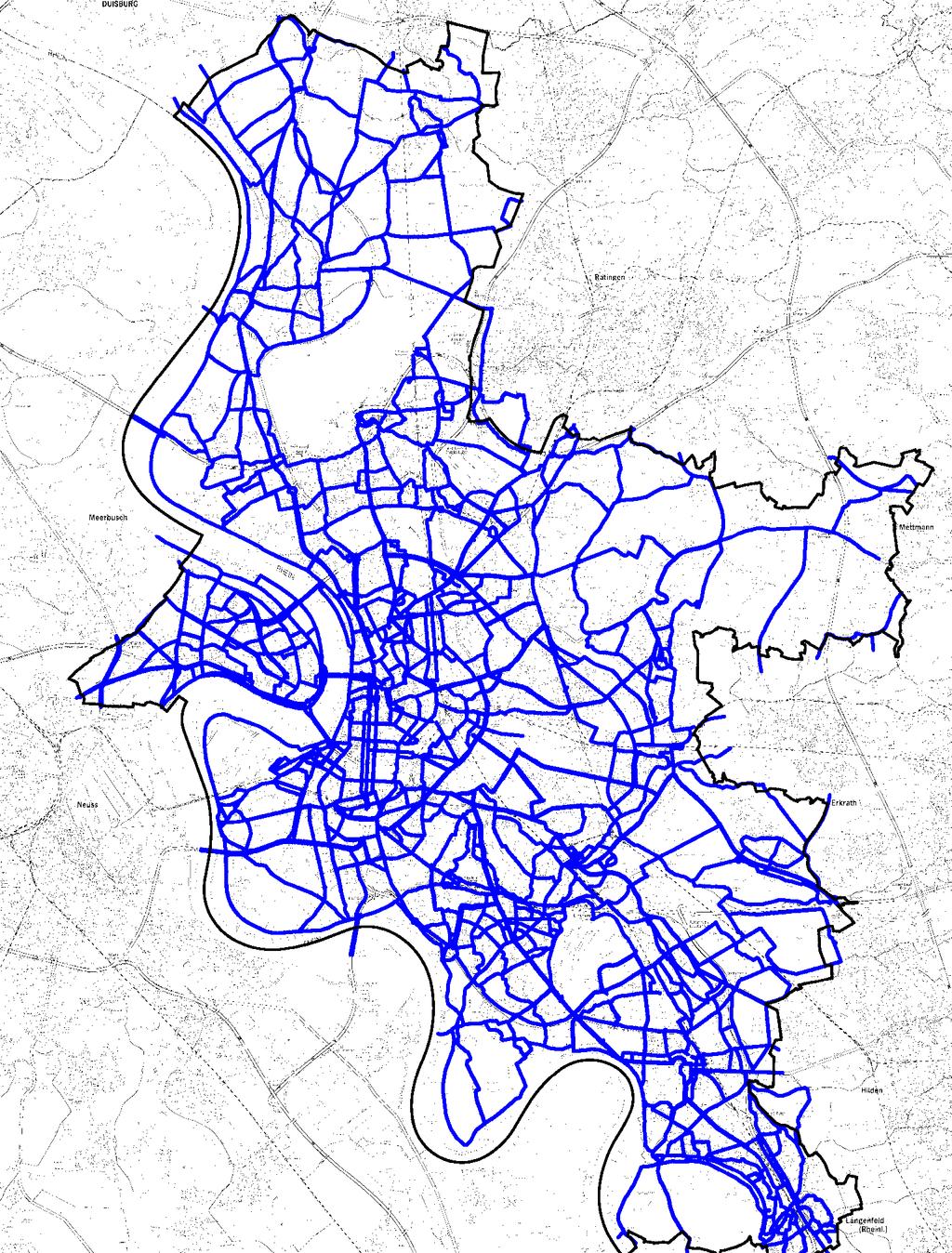 Bezirksnetz flächendeckend 20 km/h Umsetzung
