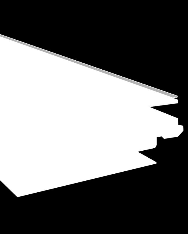 a b Eine speziell quellvergütete und hochverdichtete Faserplatte c bildet die Trägerschicht (HDF, E1). An extremely dense HDF fibreboard c forms the supportive core (HDF, E1).