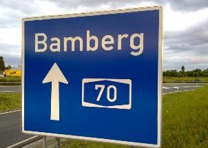 Haltepunkt Bamberg liegt auf der Nord-Süd- Achse der