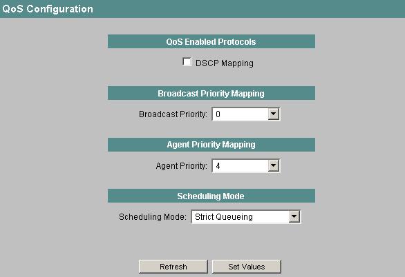 4.5 Das Menü Switch Priorisierung von CoS- und DSCP-Informationen Bei aktiviertem DSCP-Mapping werden CoS- und DSCP-Informationen wie folgt verarbeitet: SCALANCE X-300 / SCALANCE X-408 Wurde