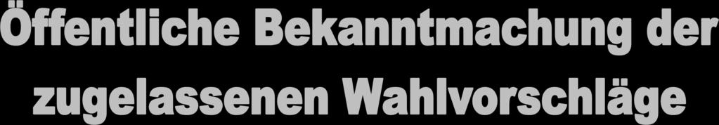 Herausgebers möglich. Für die Richtigkeit der amtlichen und gemeindlichen Mitteilungen sind die Gemeinden bzw.