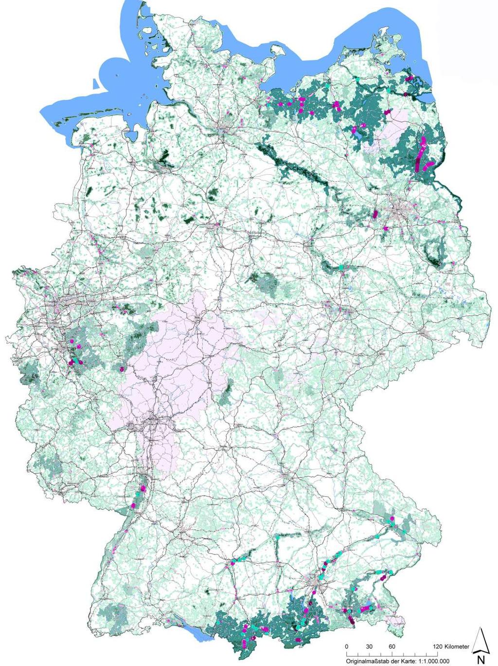 Netzwerk der Feuchtlebensräume Prioritäten - hohe Prioritäten in verschiedenen Feuchtlebensraumsystemen - Nord: Flusstalmoore/ Niederungen, Komplexlandschaften (z.b. Sölle) - Mittelgebirge mit Mooren/ Bachtälern - Stromauen (Elbe, Rhein) - Alpenflüsse v.