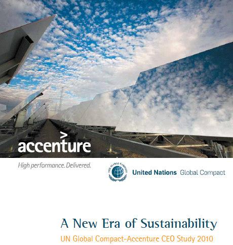 Global Compact Accenture-Studie der UN 93 Prozent der Top-Manager halten
