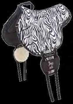 in Größe für Erwachsene und in Farbe Schwarz ride on pad 3 Barefoot Ride-On-Pad Limited Edition Zebra