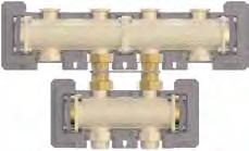 133 Drucklosverteiler MVW DN 32 (1¼") für den Einsatz an Kesseln mit integrierter Pumpe Mit Hilfe des Umbausatzes für Modulverteiler (Art. Nr.