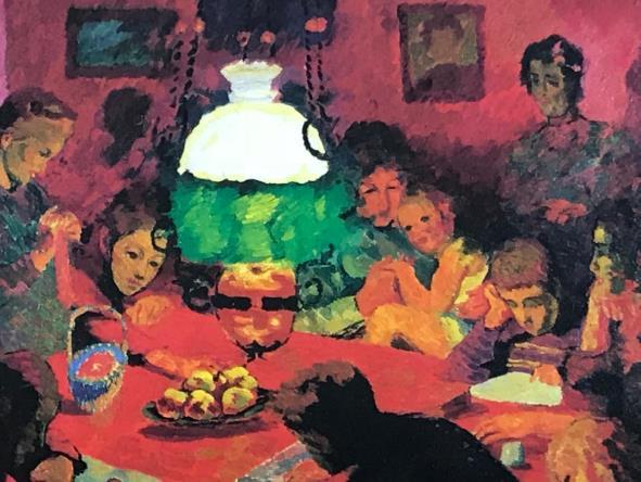 Die Lampe Giovanni Giacometti malte ein Bild namens «Die Lampe», das später ganz berühmt wurde. Wir sahen es im Kunsthaus Zürich.