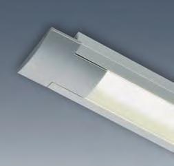 LED-Langfeldleuchten LD 8003 LD 8003 LD 80xx enthält eingebaute LED-Lampen Eckmontage ist mit den beiliegenden 30 und 60 Distanzkeilen möglich L E D Die