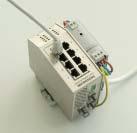 8-fach Switch für VLAN Industriestandard - Netzteil - Kabelsatz für den Einbau im Elabo-Aufbau N3-1V