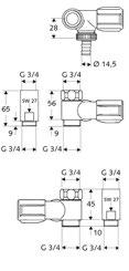 Nebenanschluss-Ventile Produktgruppe 32 SCHELL NA-Ventil COMFORT Für Einzelzapfstellen Nebenanschlussventil für Einzelzapfstellen mit COMFORT-Griff und Fettkammeroberteil Rosette Ø 54 mm, Höhe 3,0 mm