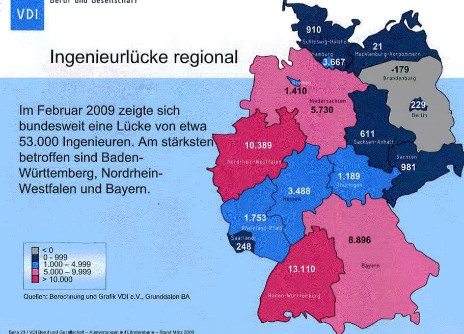 In Einzelgesprächen wurde anhand einer Pressemappe aufgezeigt: Grafik 1:, dass die Ingenieurlücke in Bayern bereits jetzt besonders groß ist. Grafiken 2 und 3:. dass es v.a. in der 3.