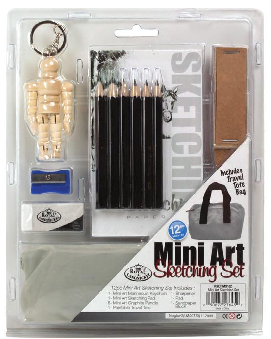 Acrylfarben 3 Mini-Keilrahmen 1 Ministaffelei 2 Mini Art Pinsel 1 Mini Artist