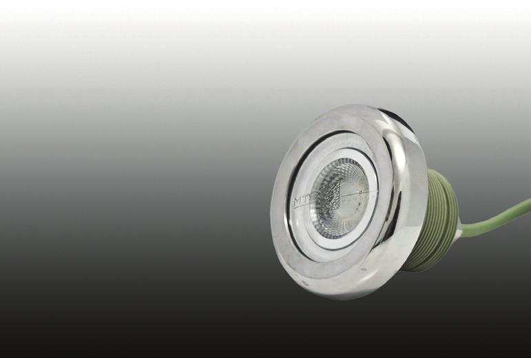 SPL III LED Unterwasserscheinwerfer SPLIII LED (5 Watt/12V) für Schwimmbäder, Whirlpools, Teiche und Springbrunnen. Die Farbtemperatur der LED s liegt im Bereich Weiß Daylight.