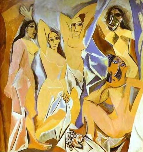 Picasso, Die Demoiselles d'avignon, 1907 Picasso: Das Bild ist ein