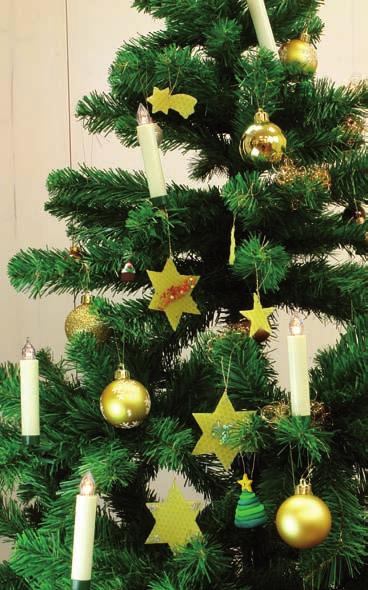 Ganz einfach und schnell tollen Weihnachtsbaumschmuck basteln! Mit verschiedenen Materialien entstehen so zauberhafte Schmuckstücke.