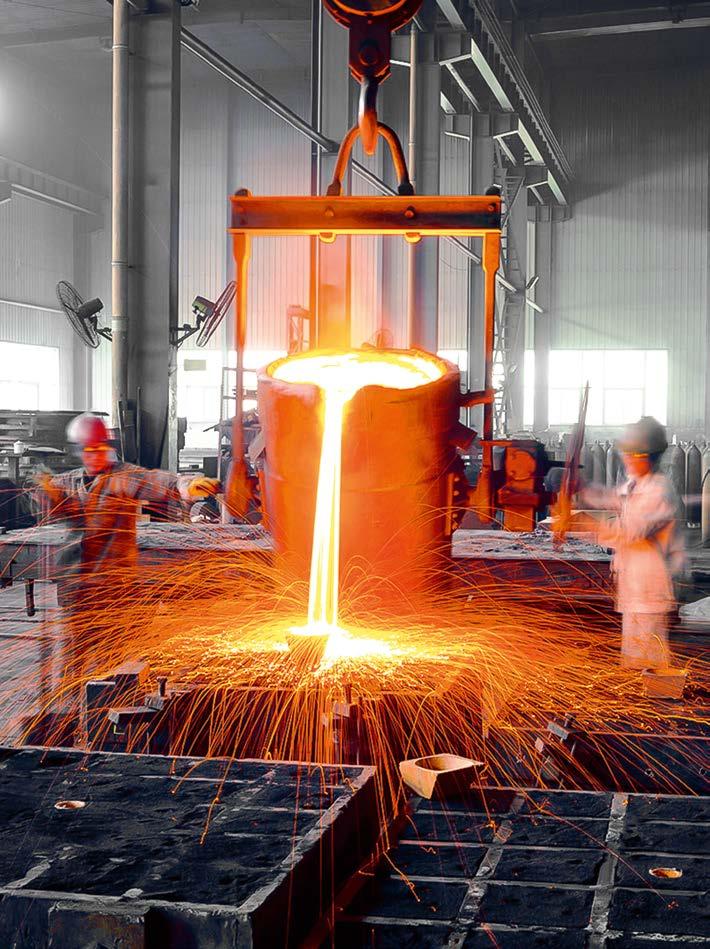 FasernFeuerfestbeton Deutlich langlebiger beim Einsatz in der Petrochemie, Eisen- und Stahlindustrie Geringere Hochtemperaturkorrision bei extremer Hitze Gesicherte