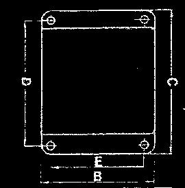 nickel-plated Universal packing ring CR/ Gewinde Thread A B C D E M Ø HUGRO No.