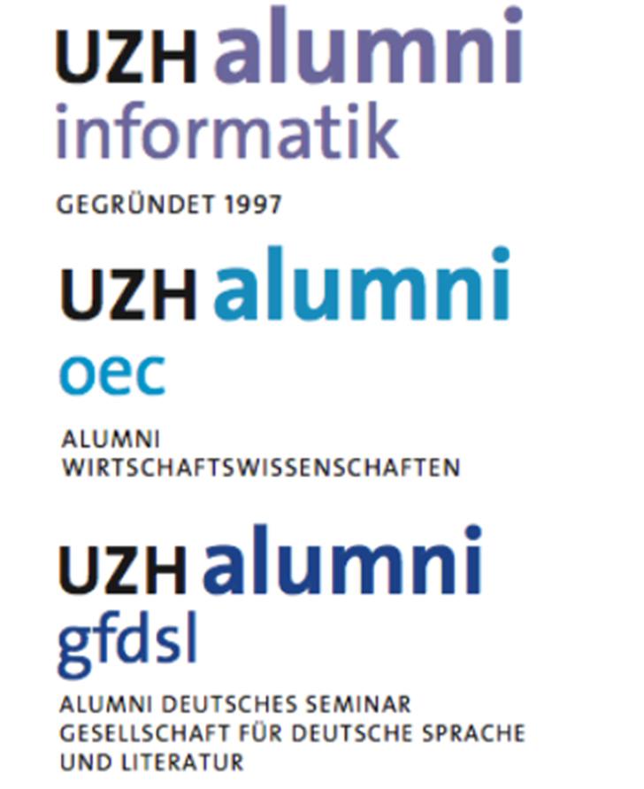 UZH Alumni Logo Familie Neues Logo der neuen