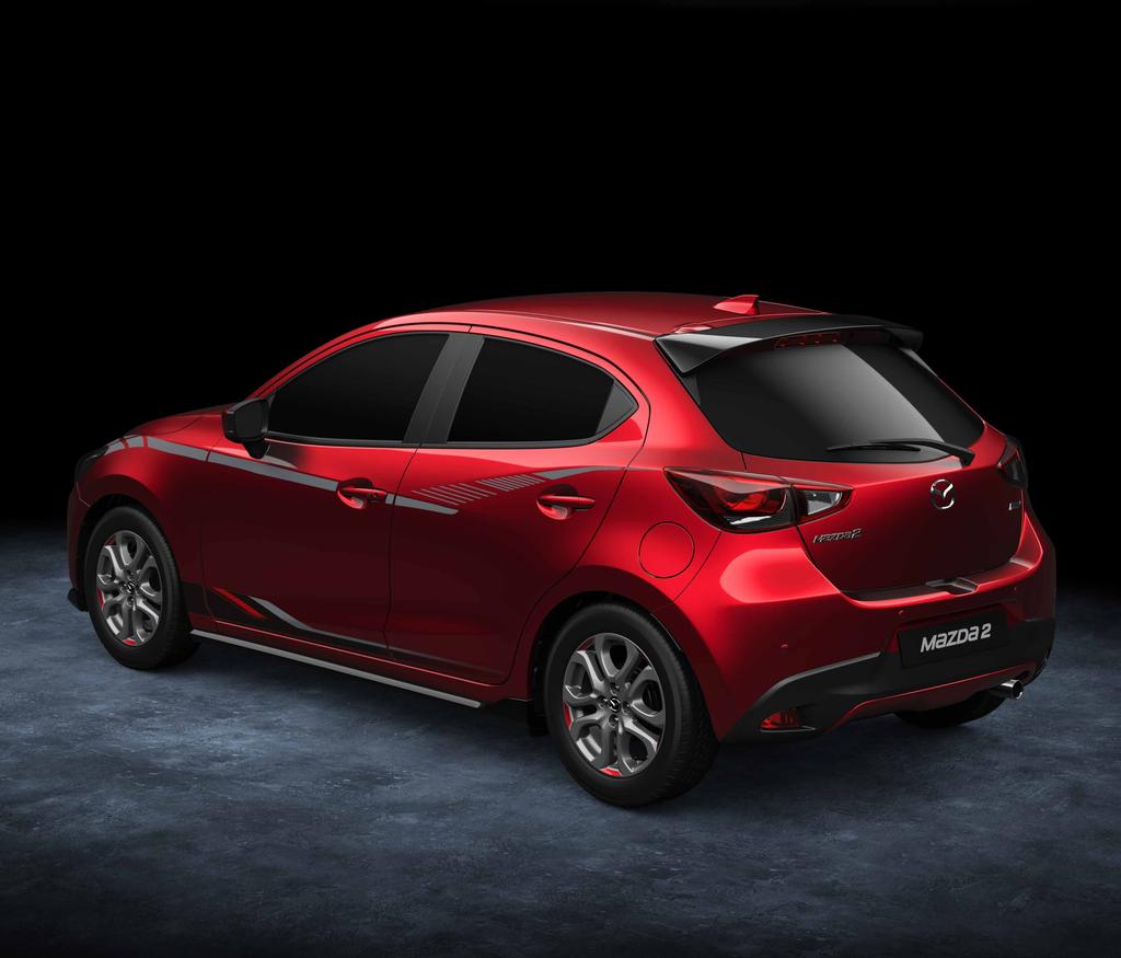 REINE TYPSACHE Sportliche Optik und ein individuelles Fahrzeugkonzept mit dem Mazda2 sind Ihnen bewundernde Blicke sicher! Doch was ist das Besondere, das Sie antreibt?