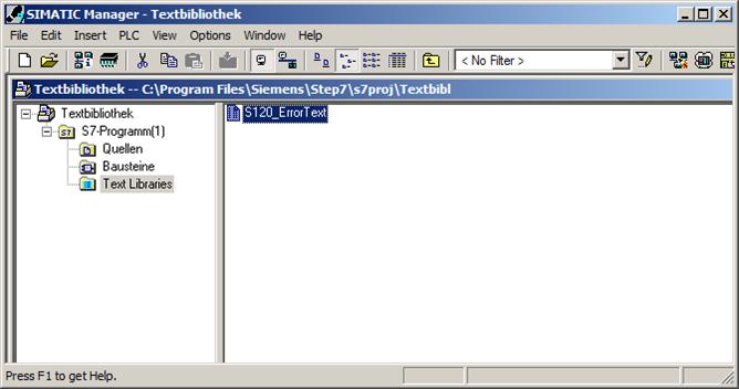 4 Importieren / Einbinden der Texte in die STEP 7-Textbibliothek 4.