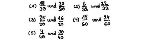 Dazu Verfahren von Emily in Streifentafel angucken und das Verfeinern der Streifen (Erweitern) thematisieren: Mit jedem Streifen wird jedes Viertel in ein Stück mehr geteilt; 1/4 2/8 3/12.
