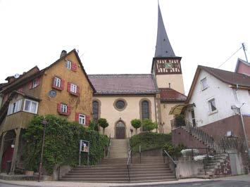 Hauptstraße (Bereich Kirche / Kirchhof) Erhaltenswerter historischer Platzraum Das Ortsbild Roigheims wird stark durch die erhabene Lage der denkmalgeschützten Kirche und des Kirchhofs auf einer