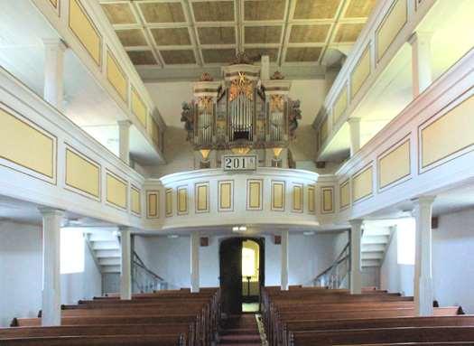 Drei Instrumente sind erhalten geblieben, welche Ziel unserer Exkursion sind. Dazu gehören zwei Orgeln in den Kirchen zu Obergräfenhain Obergräfenhain Pedalclavicord (1752) und zu Ramsdorf (1767).