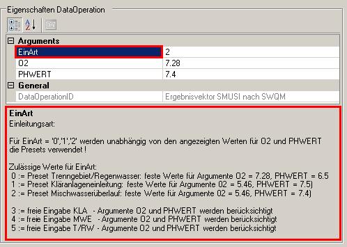Anleitung zum Werkzeugpaket (Stand: 10/2013) 139 (3) Durch Anklicken der Abkürzung EinArt wird ein Erläuterungsfeld sichtbar.
