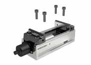 Clamping / alignment devices provide the integrated option to attach several clamps on the machine table.