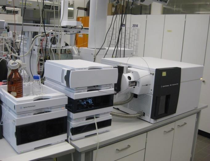 Messung und Detektion Multimethode GCMSMS Gaschromatographie-System: Agilent