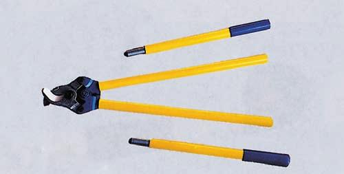 Hand-Kabelschere Max. Kabel-Ø 38 mm Gewicht: 4,2 kg Bestell-Nr. 009.128.00 Hand cable shears Max.