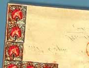 1845 Paar links Genève Vernier Kirchner Wir notieren somit fünf Briefe. Zusätzlich sind noch drei Briefstücke bekannt vom 11.10.1844, 6.1.1846 und 29.6.1846. Bewertung CHF (300'000). 12.3.1845. Brief von Genf nach der Landgemeinde Vernier.