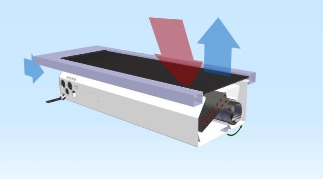 Luft-Wasser-Systeme Ventilatorkonvektoren Deckenmontage Installation in Brüstungen