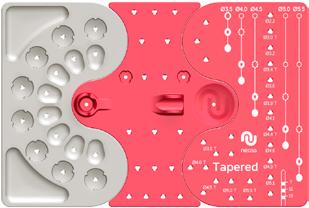 Instrumentenanordnung Ablage und Sterilisation