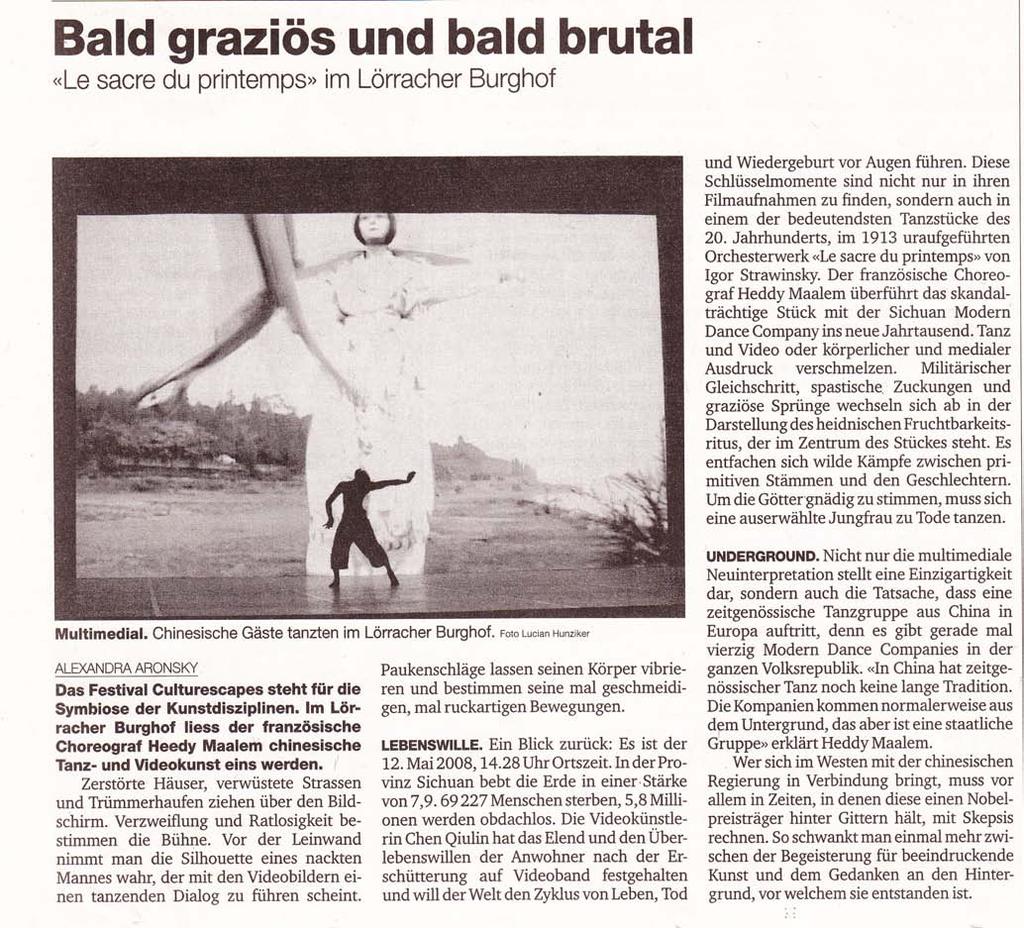 Titel: BAZ Basler Zeitung Ausgabe: 14.10.