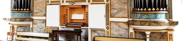 Disposition der Orgel in der St.