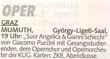 11 Kleine Zeitung, Aviso, 02.02.2011, S.