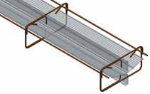 Zubehör Verbindung KUNEX ABS KUNEX ABS-R Boden/Boden (Decke/Decke) Lochblech, rau [Einbauhöhe] Abschalelement für den Einbau von innenliegenden KUNEX Fugenbänder in wasser- undurchlässige