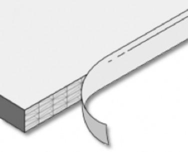 SCHRITT 8: VORBEREITEN DER STEGPLATTEN - Schutzfolie von den Platten entfernen - An einem Ende der Platten das Anti-Dust-Tape ankleben - Dafür ca.