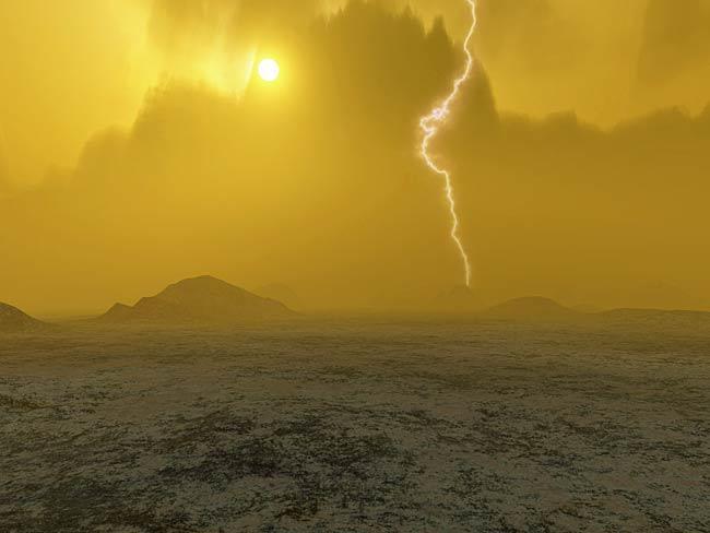 Blitze in der Atmosphäre Phänomen bisher nur von Erde, Mars und Jupiter bekannt Möglicherweise häufiger als auf der Erde Durch