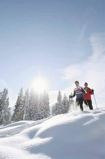 Es Schneeschuhtouren. gibt viel zu erfahren Kenner wissen: Das Appenzellerland ist ein Paradies für Schneeschuhwanderer.